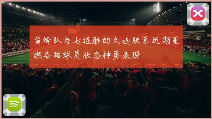 黄蜂队与七连胜的久违联系近期重燃各路球员状态神勇表现